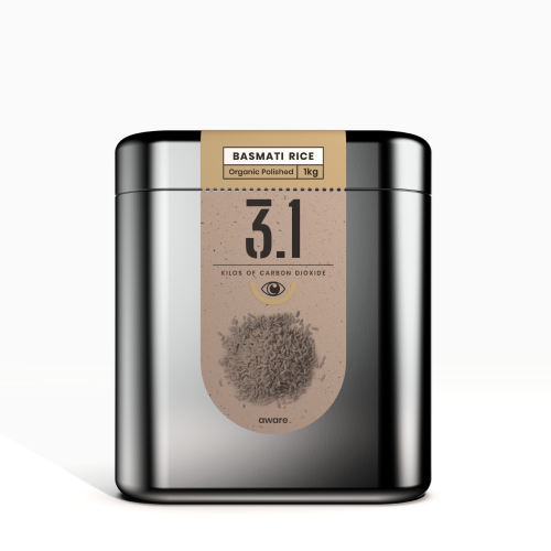 render of rice packaging