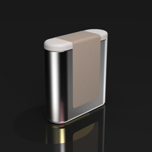 render of rice packaging